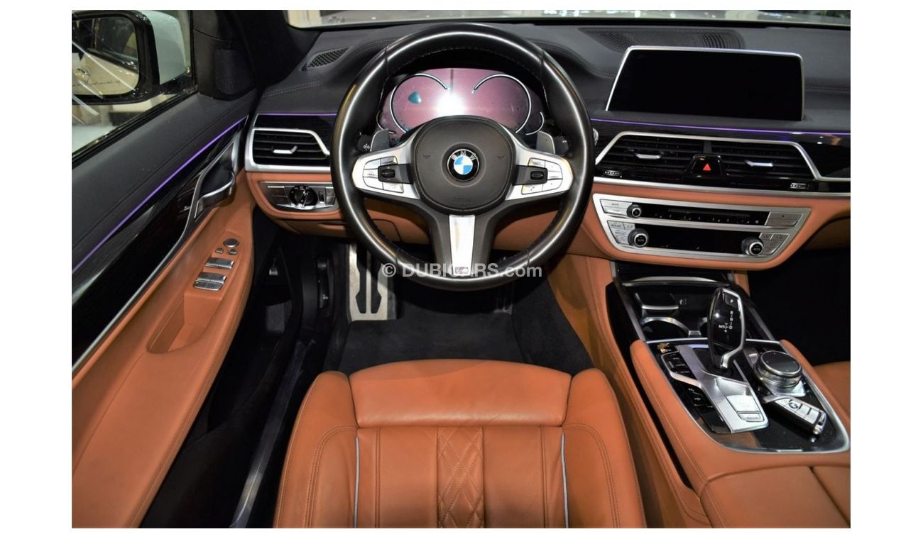 بي أم دبليو 740Li EXCELLENT DEAL for our BMW 740Li M-Kit 2018 Model!! in White Color! GCC Specs