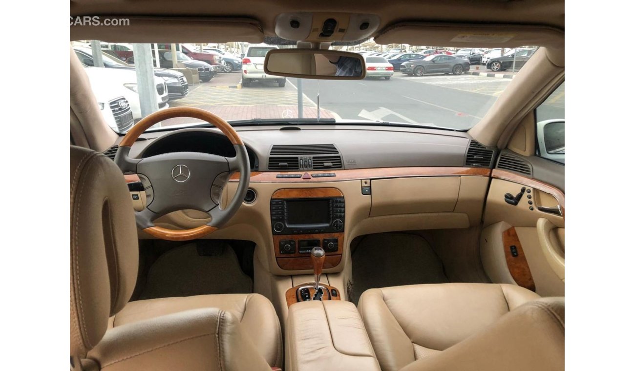 مرسيدس بنز S 350 موديل 2005 خليجي حاله ممتازه من الداخل والخارج فل مواصفات ابواب شفط دخول بدون مفتاح بصمه لارج ستاير