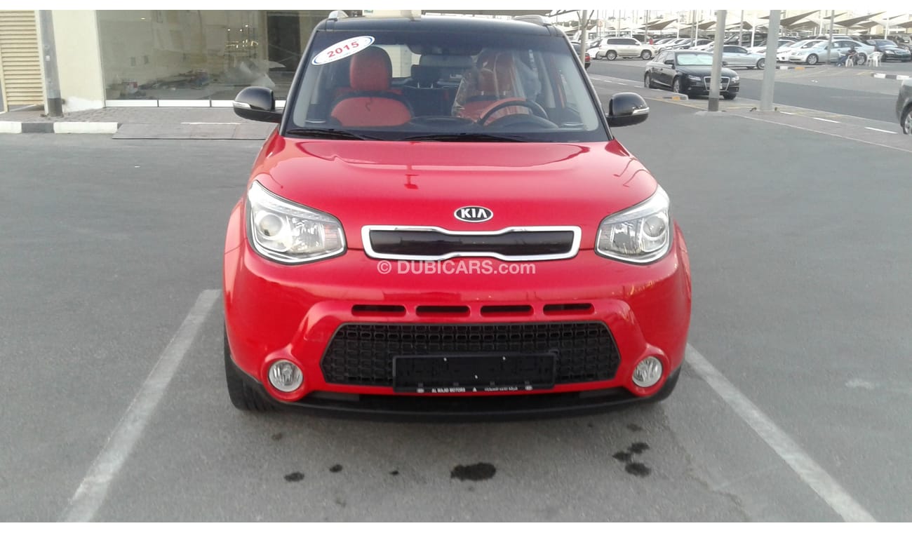 Kia Soul KIA SOUL RED KHALIJE NO PAINT NO ACCIDENT LEATHER FULL OPTION