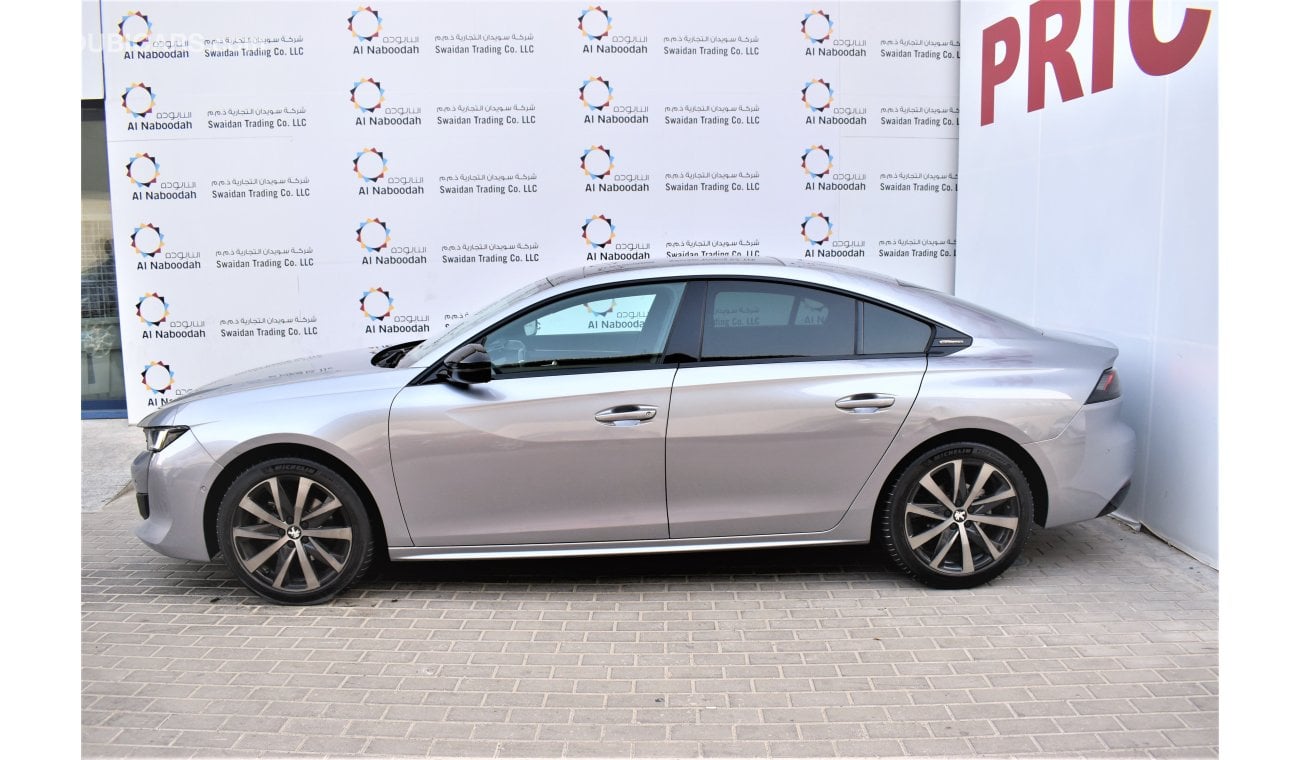 Peugeot 508 1.6L GT LINE DEMO 2019 GCC AGENCY WARRANTY UP TO 2024 OR 100000KM