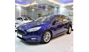 Ford Focus FULL SERVICE HISTORY!LOW MILEAGE Ford Focus 2015 Model!! in Blue Color! GCC Specs