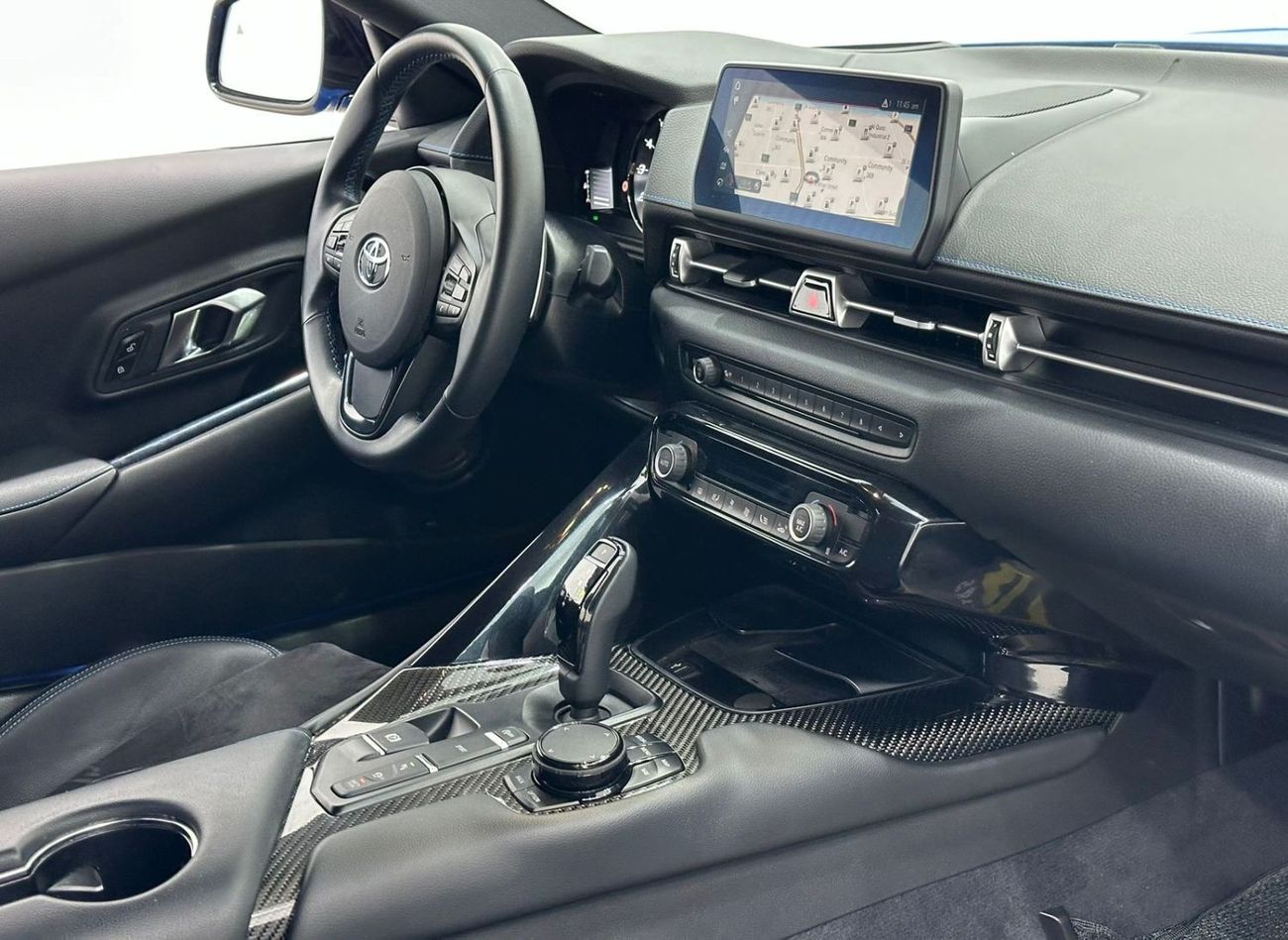 تويوتا سوبرا 2021 Toyota Supra GR Blue Edition, Nov 2026 Toyota Warranty, Low Kms, GCC