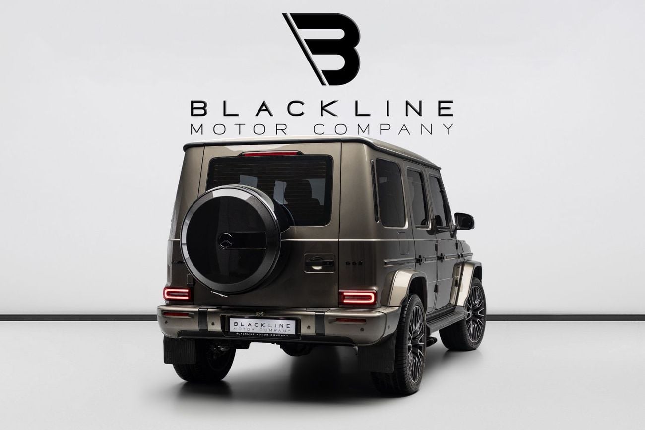 Mercedes Benz G63 AMG STD BUY NOW, PAY 2027 | THE BLACKLINE STANDARD | 2029 Mercedes Warranty + Service Contract, GCC