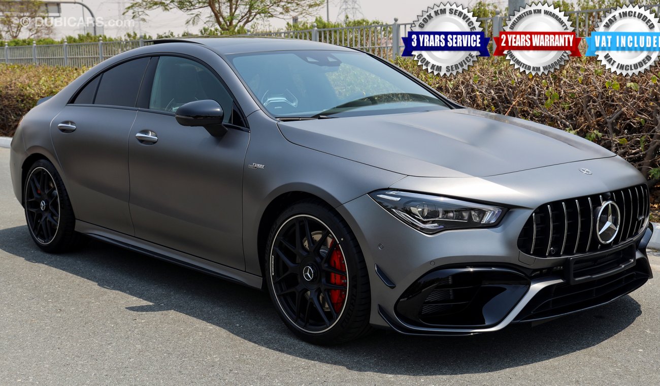 Mercedes-Benz CLA 45 AMG S 2020  4MATIC , GCC, 0KM With 2 Yrs open Mileage 3 Yrs or 60K KM Servs @EMC