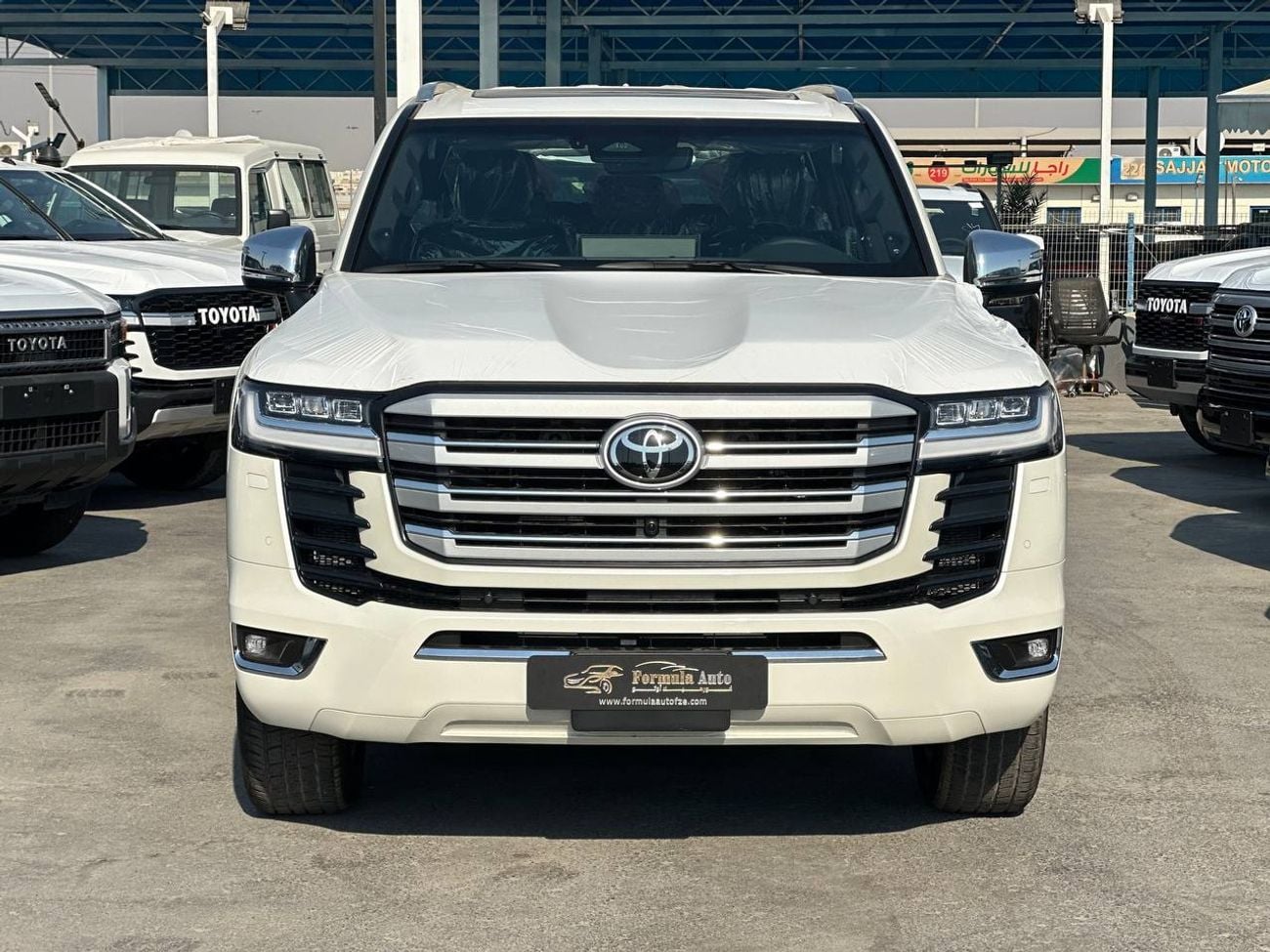 تويوتا لاند كروزر VX 3.5 لتر PTR أوتوماتيك // 2026 // كاملة المواصفات مع رادار، كاميرا 360 درجة، ذاكرة، ومقاعد مدفأة و