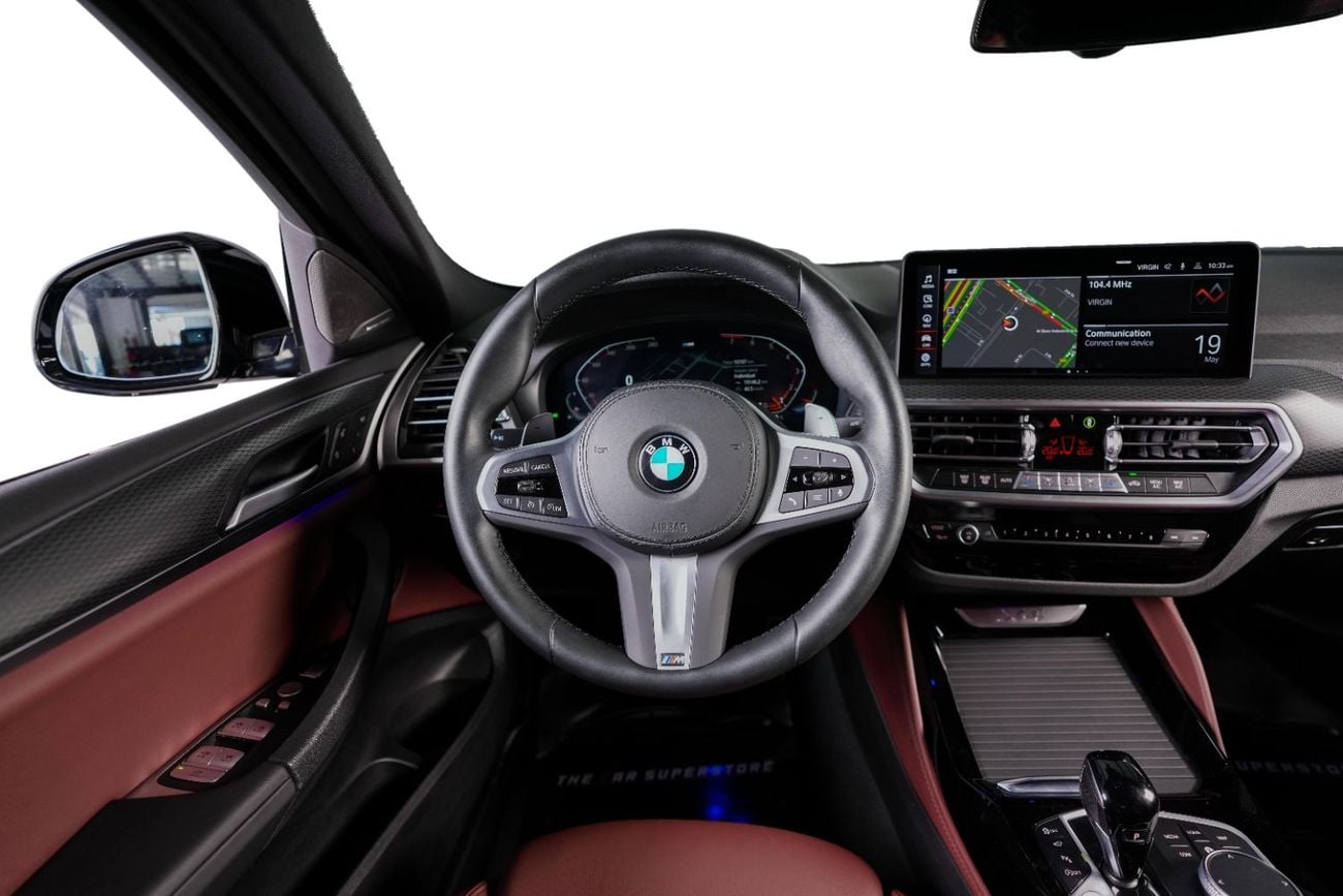 BMW X4 XDRIVE 30I M SPORT GCC-1 Owner-Very Low Mileage-AGMC Warranty & Service Package Until March 2028
