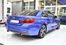 بي أم دبليو 440i EXCELLENT DEAL for our BMW 440i M-Kit Convertible ( 2017 Model ) in Blue Color GCC Specs