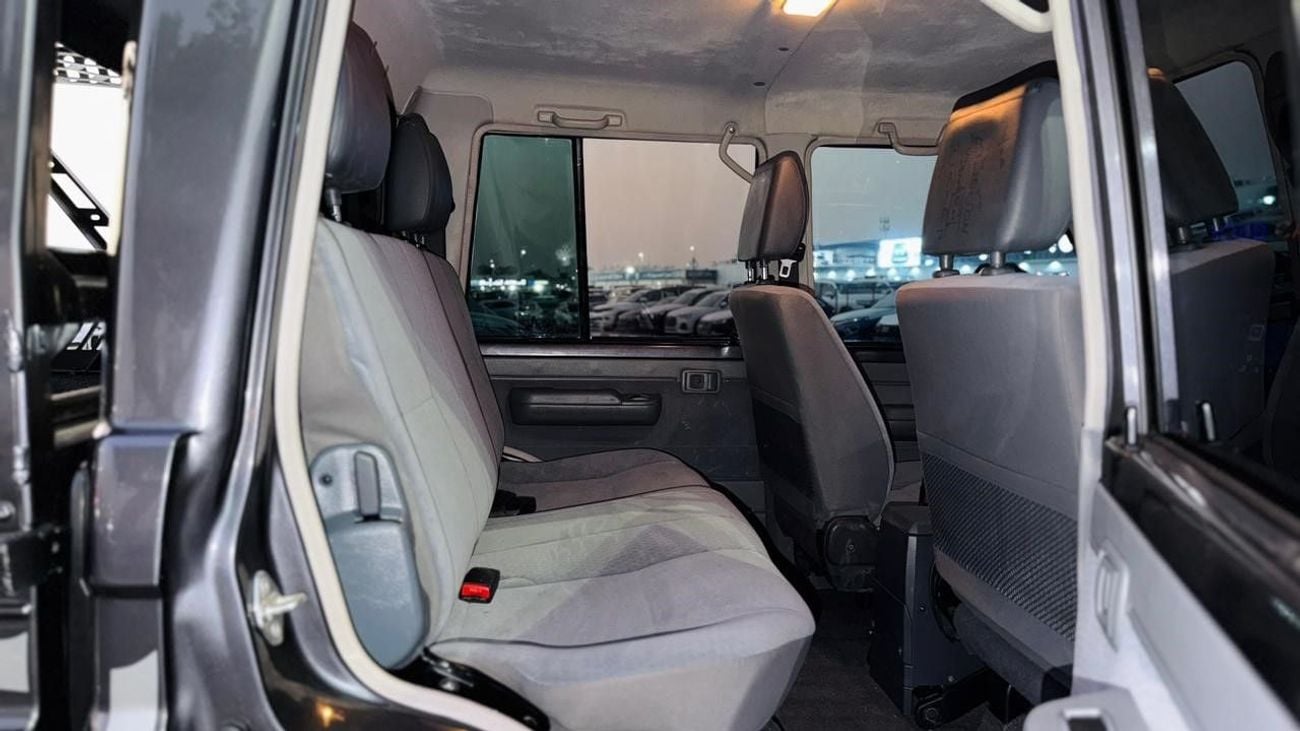 Toyota Land Cruiser 70 2022 | 4.5 DIESEL ENGINE | MT | RHD | DOUBLE CABIN | GTK 4X4 SPORTS BAR WITH BASKET | REAR DUAL TIRE
