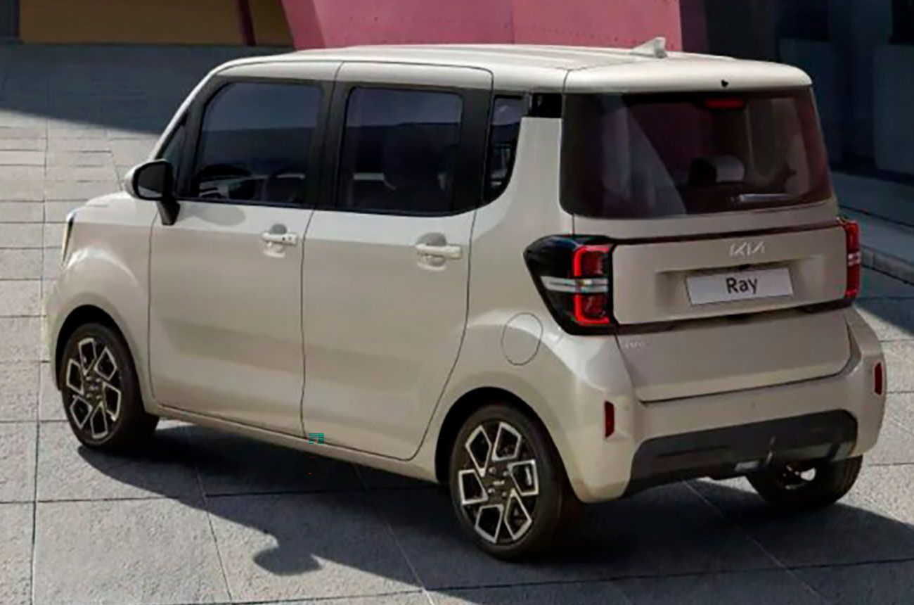 Kia Ray exterior - Rear Right Angled