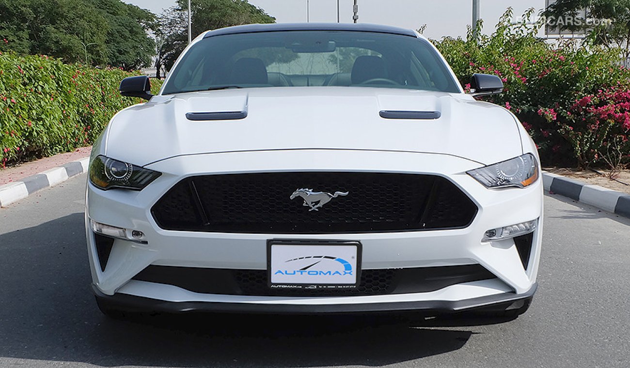 Ford Mustang 2019 GT Premium, 5.0 V8 GCC, 0km w/ 3Yrs or 100K km Warranty + 60K km Service from Al Tayer