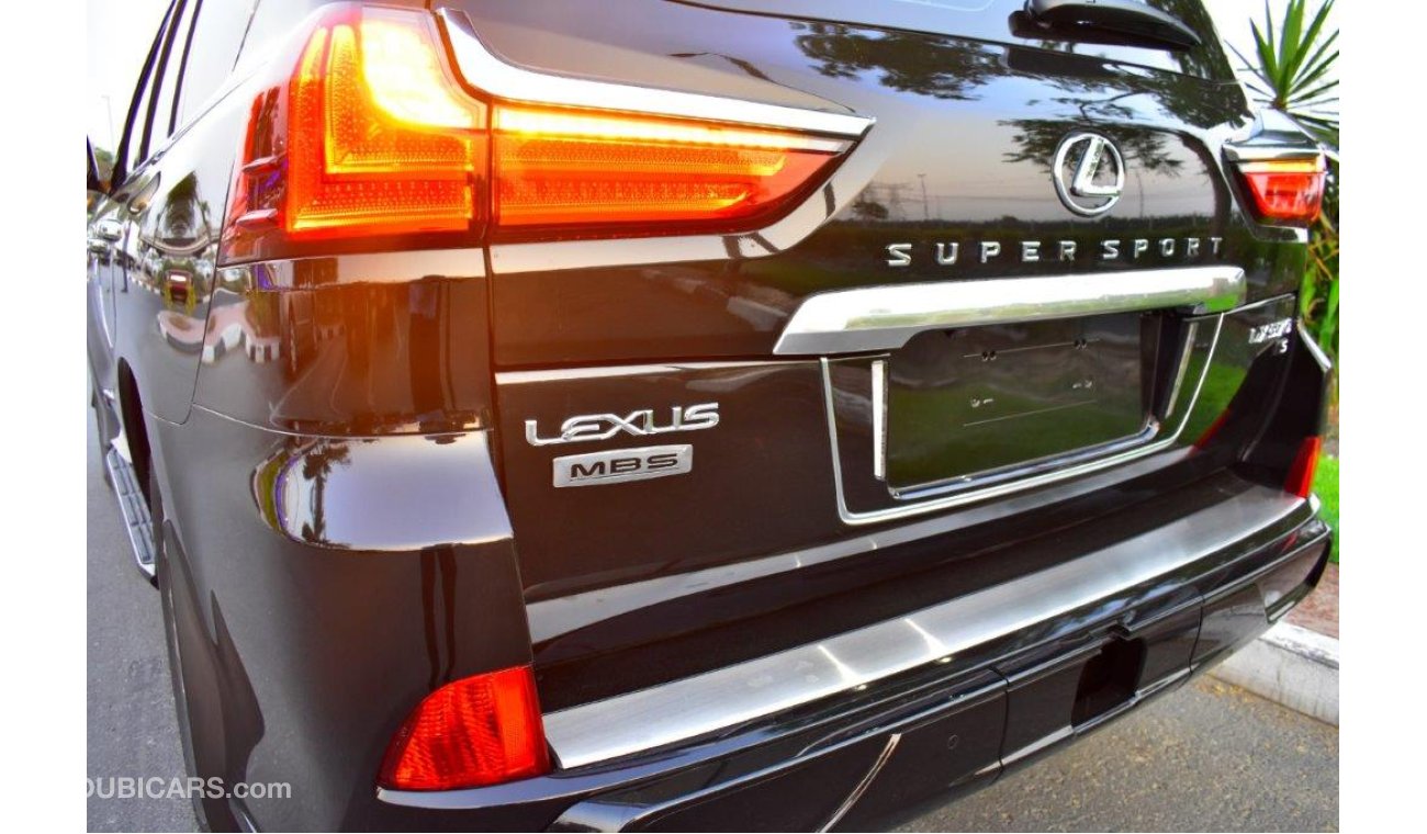 Lexus LX570 Super Sport 5.7L Petrol with MBS Autobiography Seat (SPECIAL OFFER PRICE)