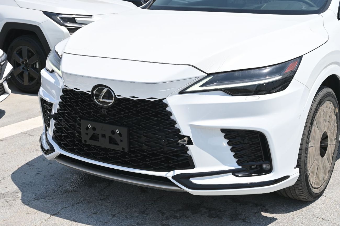 لكزس RX 500h F SPORT PERFORMANCE Lexus RX500h F-Sport 2.4L Turbo + Hybrid, AWD Model 2025 Color White