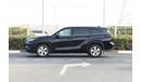 Toyota Highlander 2021 Toyota Highlander 4X4 2.5 LE Hybrid A/T - Black inside black