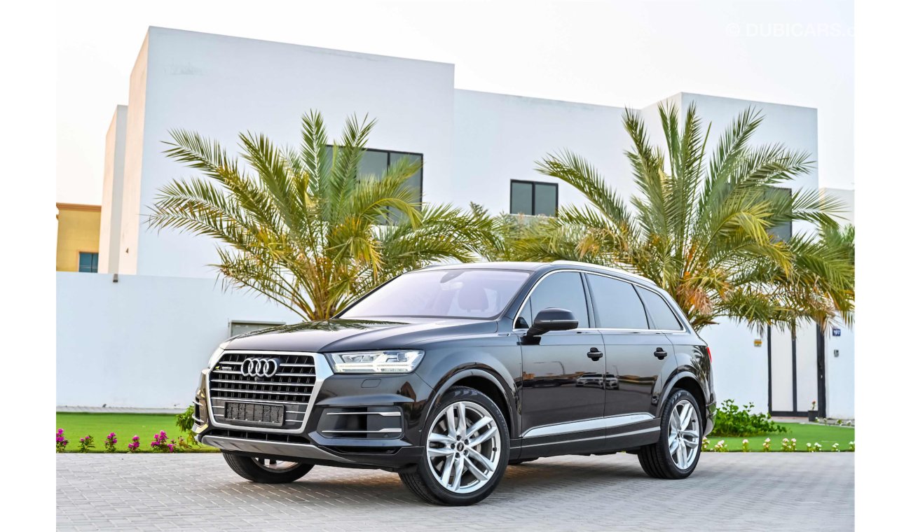 Audi Q7 45TFSI S-Line | AED 3,016 Per Month | 0% DP | Fully Loaded | 30/11/2021 Service Contract