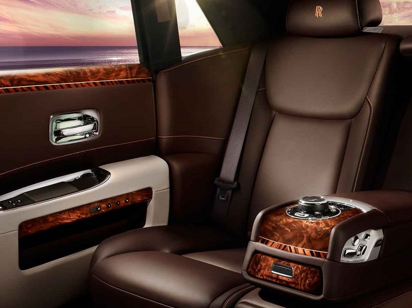 Rolls-Royce Ghost interior - Rear Seats 