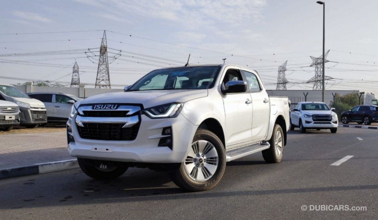 Isuzu D-Max RG Crew 3.0L Diesel, pick up, 2023, 4x4, 4 doors, white color.