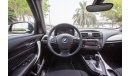 BMW 116i 2014 - GCC - ZERO DOWN PAYMENT - 650 AED/MONTHLY - 1 YEAR WARRANTY