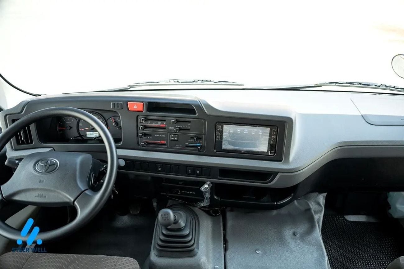 Toyota Coaster BUS 2025 | 23-Seater Bus 4.0L Diesel RWD GCC Specs Full Option White | Contact Now