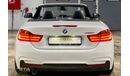 بي أم دبليو 420i 2015 BMW 420i Cabrio, Warranty, Full BMW History, GCC, Low Kms