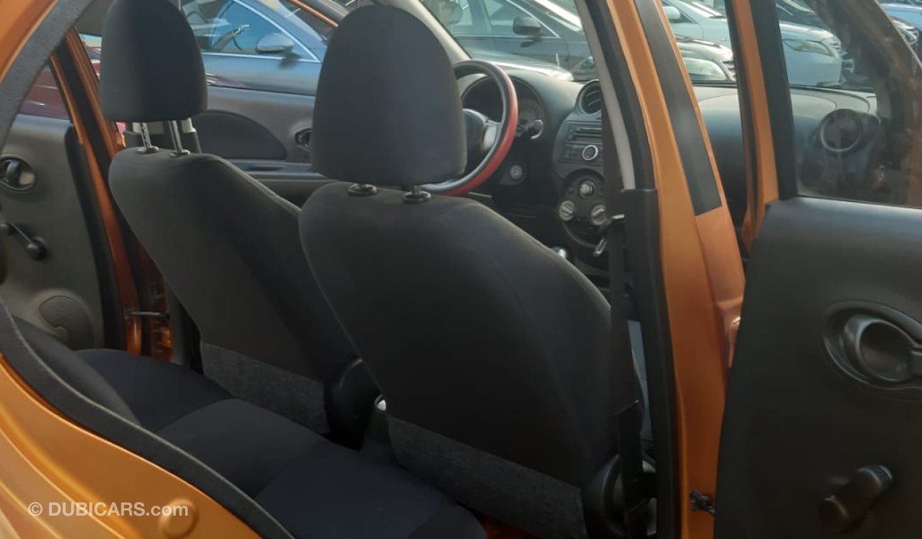 Nissan Micra GCC - orange color in silver - in excellent condition, do not need any expenses