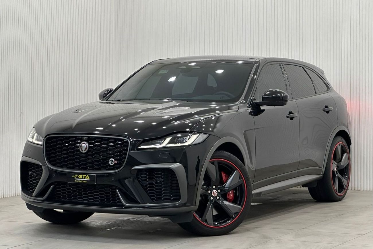 جاكوار F بيس 2022 Jaguar F-PACE SVR , Jaguar Warranty+Service Contract Till Nov 2027, Full Service History, GCC
