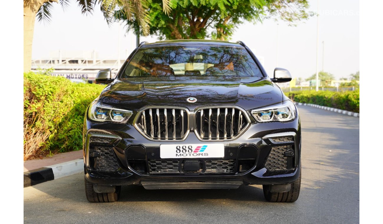 بي أم دبليو X6 M 2023 BMW X6 x-Drive 50i V8 Black color Carbon Fiber 0Km