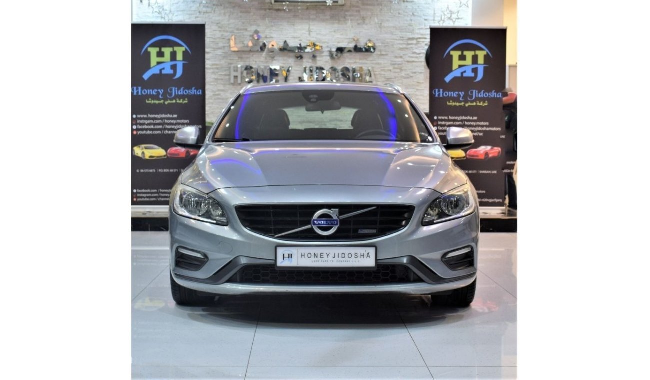 فولفو V60 EXCELLENT DEAL for our Volvo V60 T5 R-DESIGN 2014 Model!! in Silver Color! GCC Specs