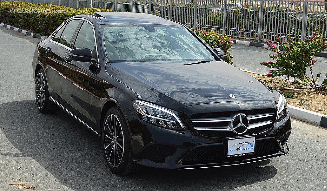 Mercedes-Benz C200 AMG 2019, Sedan, GCC, 0km with 2 Years Unlimited Mileage Warranty from Dealer