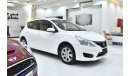 نيسان تيدا EXCELLENT DEAL for our Nissan Tiida ( 2015 Model ) in White Color GCC Specs