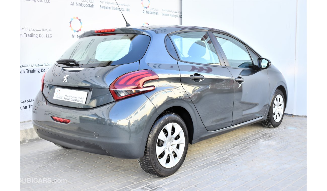 بيجو 208 1.6L ACCESS 2016 GCC SPECS WITH DEALER WARRANTY