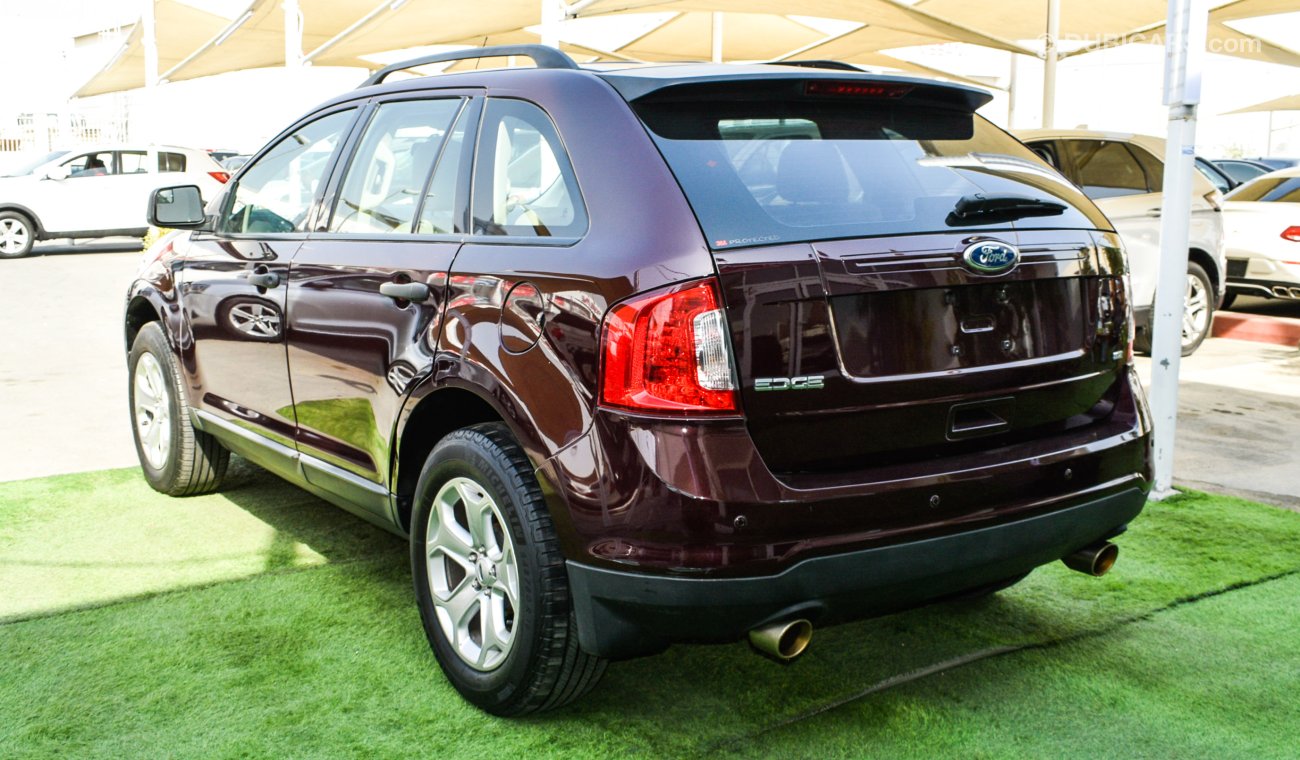 Ford Edge Gulf without accidents No. 2, burgundy, inside beige, without accidents, cruise control, rear wing c