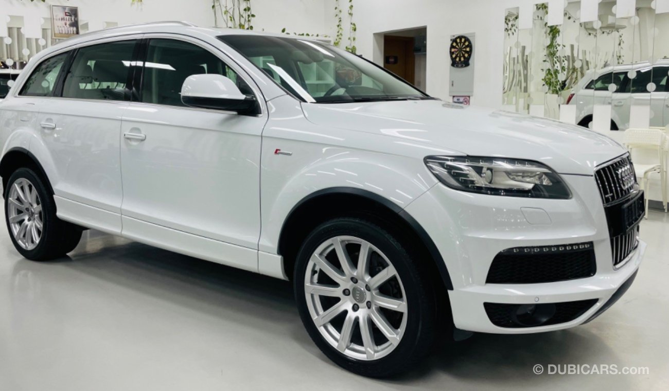 Audi Q7 GCC .. FSH .. Original Paint .. Top Range .. Perfect Condition