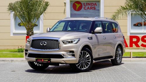 Infiniti QX80 Luxe 7st Infiniti QX80 2020 (7 SEATERS) GCC under Warranty with Flexible Down-Payment/ Flood Free.