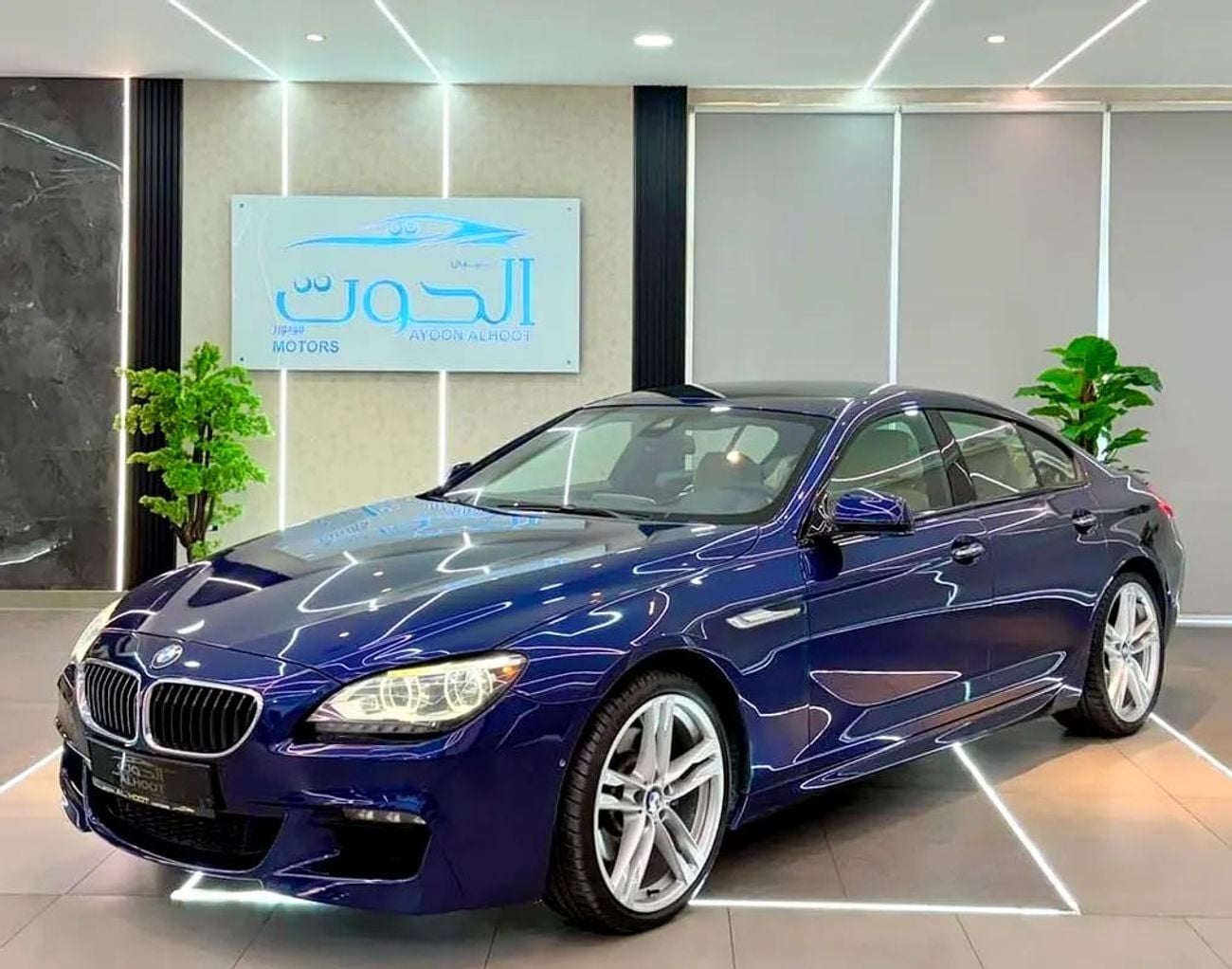 بي أم دبليو 640i STD LOVELY PEPSI COLOR 640i V6 || RADAR || GRAND COUPE || LOW MILEAGE