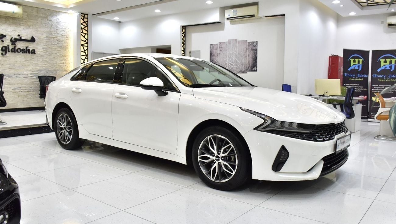 Kia K5 EXCELLENT DEAL for our KIA K5 ( 2023 Model ) in White Color GCC Specs