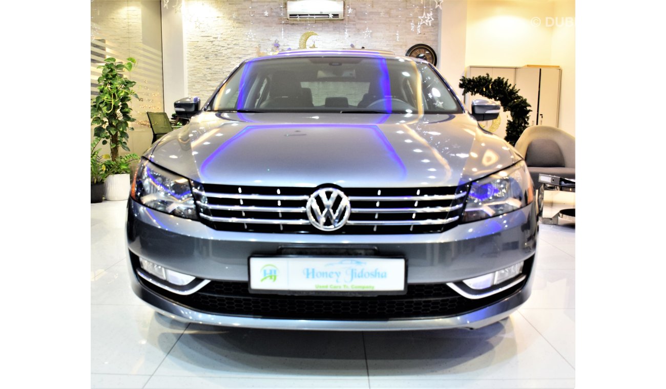 فولكس واجن باسات ONLY 63000KM! AMAZING Volkswagen Passat 2015 Model!! in Grey Color! GCC Specs