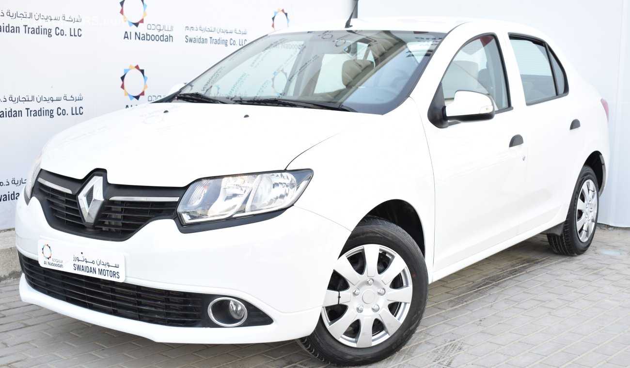 Renault Symbol 1.6L PE SEDAN 2016 MODEL GCC SPECS WITH DEALER WARRANTY