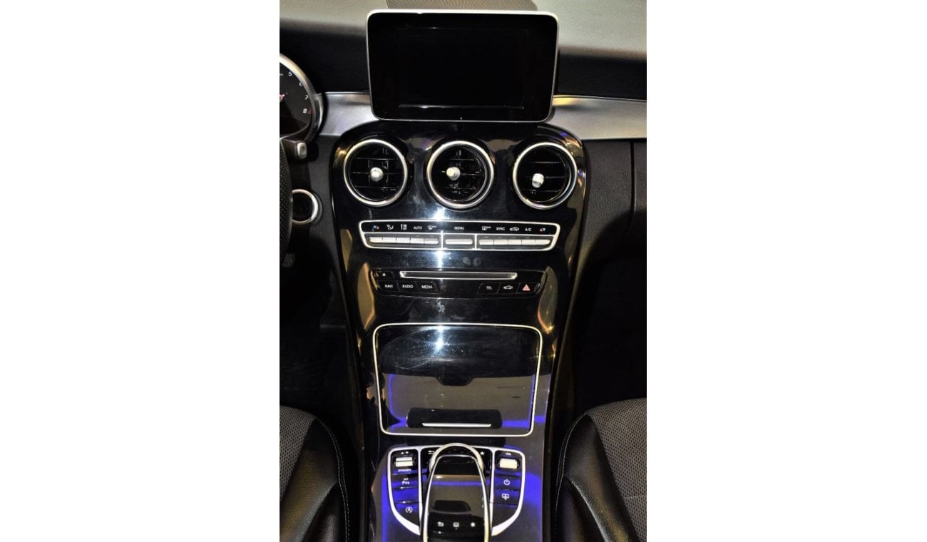 مرسيدس بنز C 180 AMAZING Mercedes Benz C180 1.6L 2016 Model!! in White Color! GCC Specs