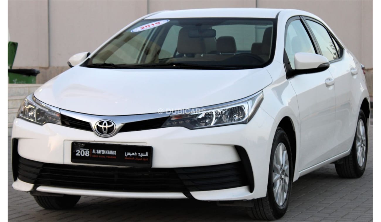 تويوتا كورولا تويوتا كورولا 2019 خليجي رقم 2 أبيض 2.0 بحالة ممتازة بدون حوادث نظيفه جدا من الداخل والخارج