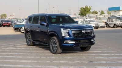 نيسان باترول LE PLATINUM CITY 2026 Nissan Patrol LE Platinum 3.5L AT Petrol TT (Blue-Tan) (Export Only)
