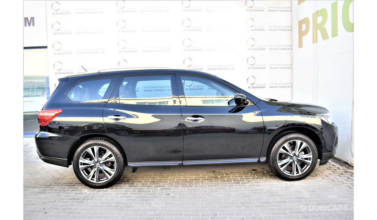 Nissan Pathfinder DEALER WARRANTY 3.5L SV 2018 GCC SPECS WITH LEATHER SEATS