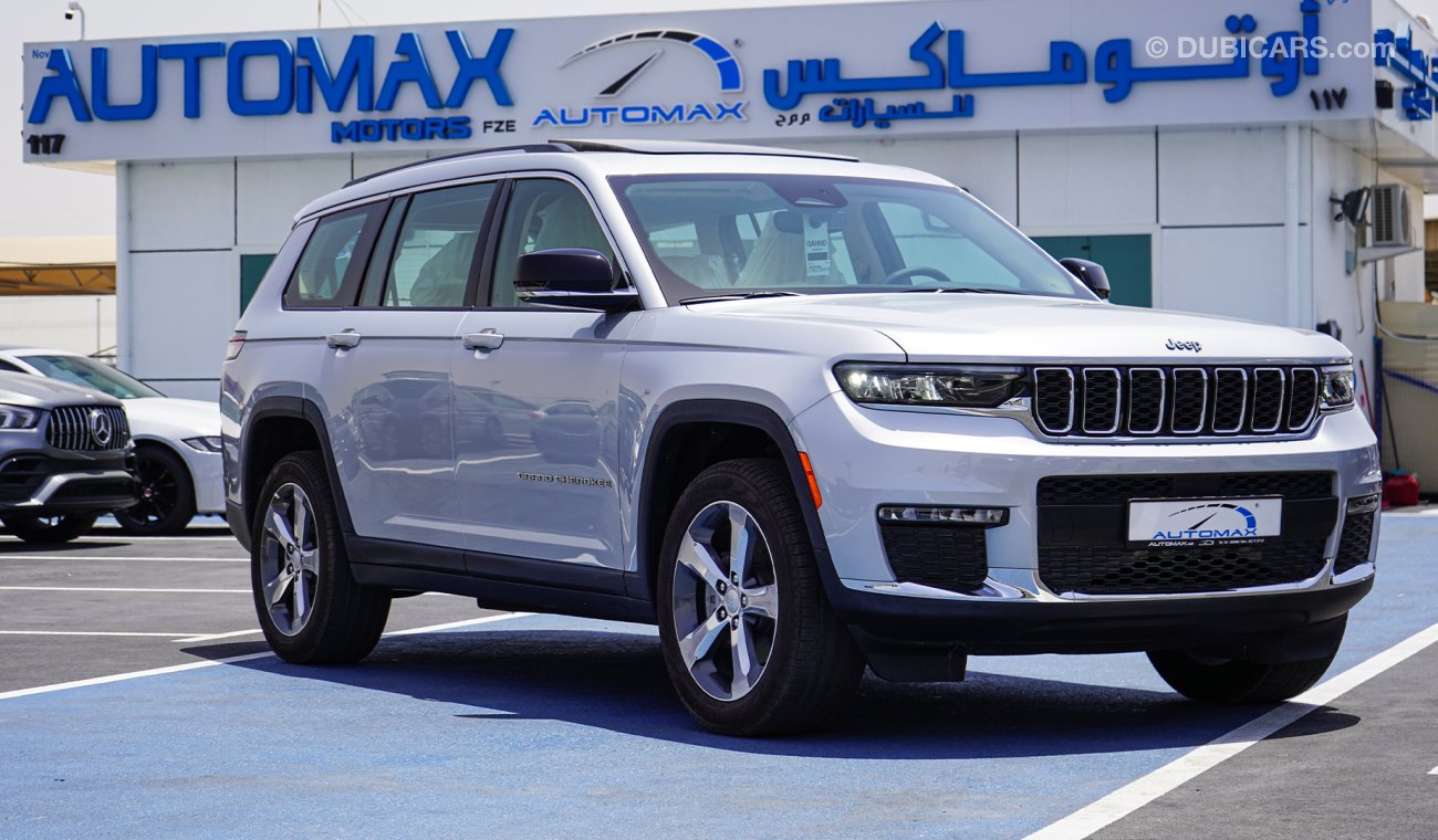 Jeep Grand Cherokee Limited L 4X4 , 7 Seaters , GCC , 2021 , 0Km , (ONLY FOR EXPORT)