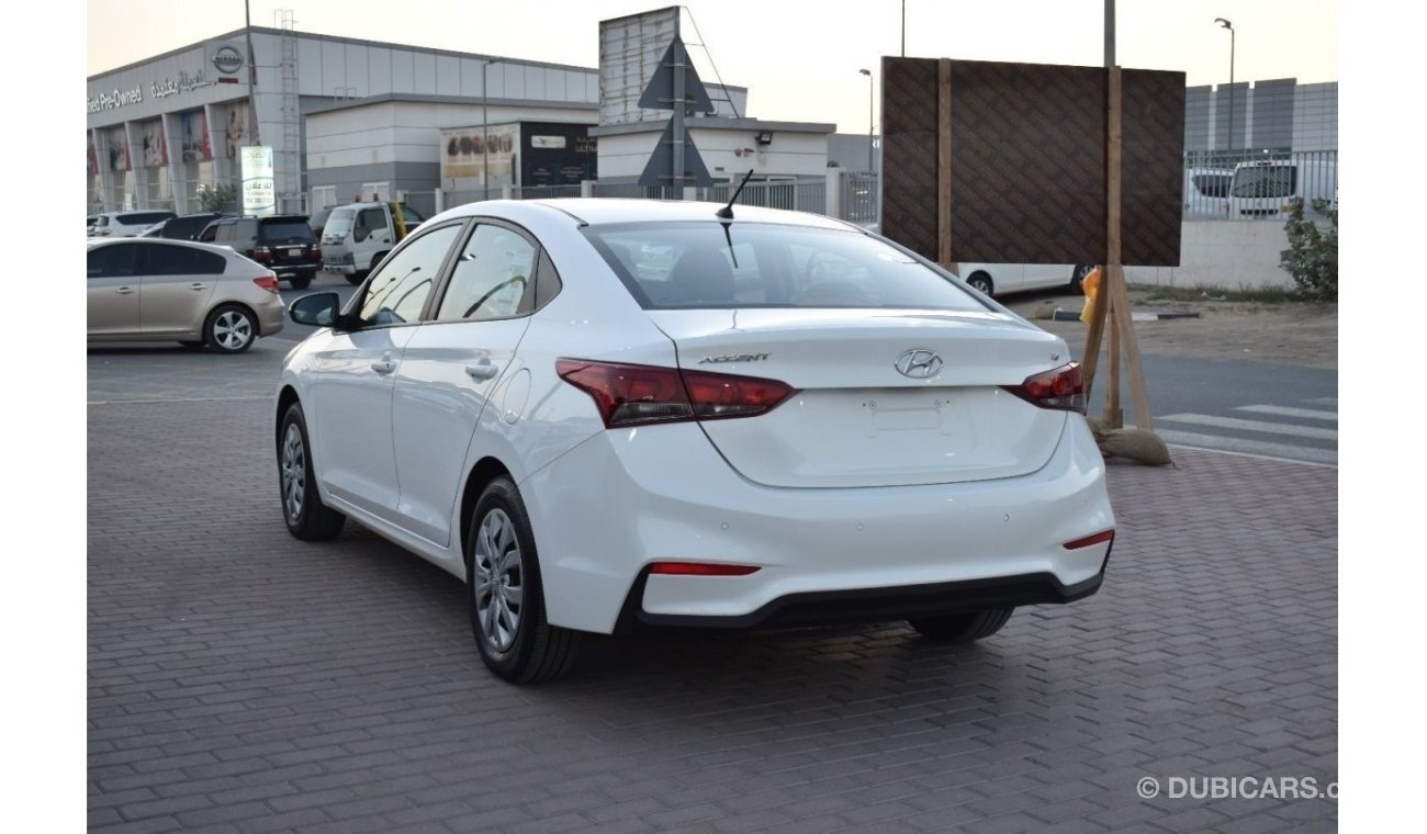 هيونداي أكسنت 2019 | HYUNDAI ACCENT | 1.6L V4 | SALOON 5-SEATER | GCC | FULL-SERVICE HISTORY FROM AUTHORIZED WORKS