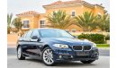 BMW 520i i 2015 - Fully Agency Serviced - Fully Loaded! - Excellent Conditions - AED 1,449 PM - 0% DP