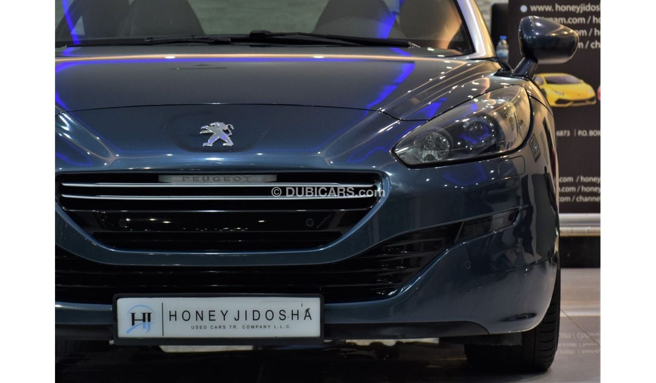 Peugeot RCZ EXCELLENT DEAL for our Peugeot RCZ 2015 Model!! in Blue Color! GCC Specs