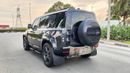 لاند روفر ديفندر 110  X P400 BLACK COLOUR / 2022 MODEL / V 6 / UNDER WARRANTY AND SERVICE CONTRACT