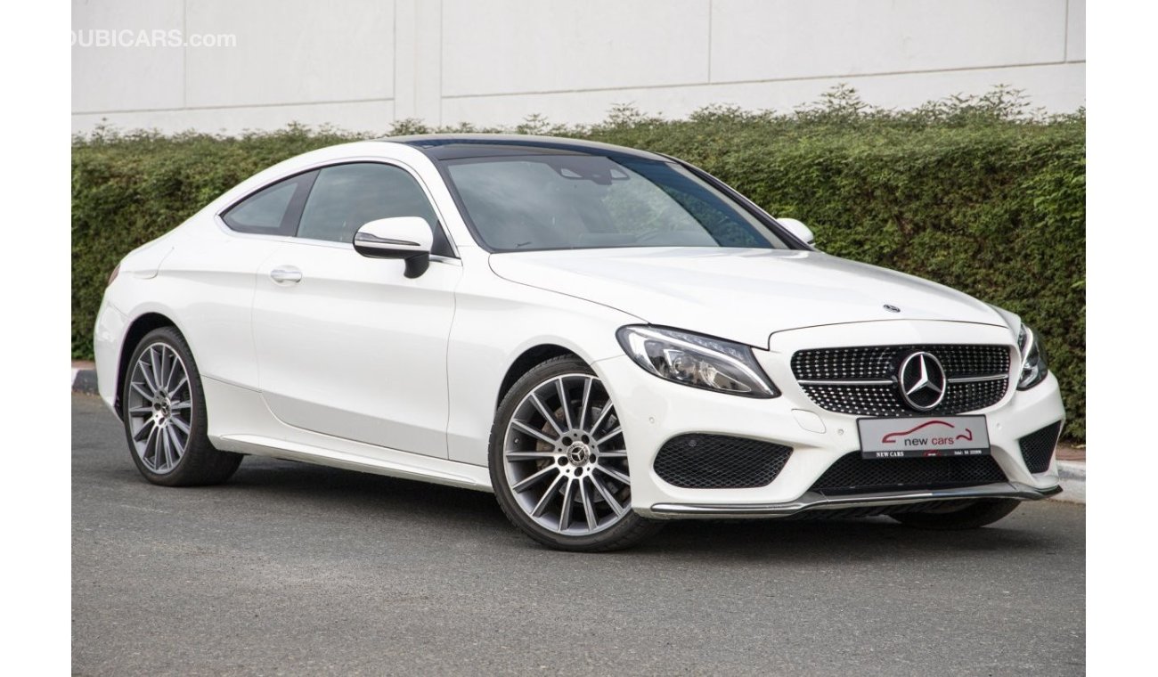 مرسيدس بنز C 200 كوبيه CAR REF #3127 - KOREAN SPEC - 2555 AED/MONTHLY - WARRANTY AVAILABLE