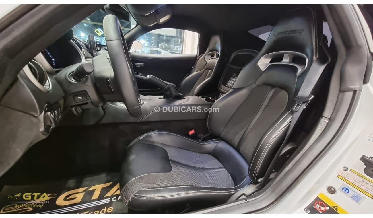 دودج فايبر 2017 Dodge Viper Luxury Sport 8.4L V-10, Warranty, Service Contract Dodge, GCC