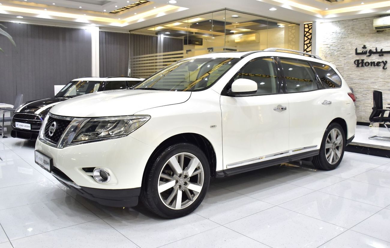 Nissan Pathfinder EXCELLENT DEAL for our Nissan Pathfinder SV 4WD ( 2015 Model ) in White Color GCC Specs
