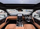 Lexus LX600 Lexus LX 600 twin turbo Model 2025 fuel petrol cylinder 6 white colour outside and interior orange